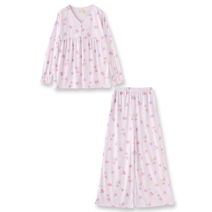 tororelax とろリラプルオーバー＆ワイドパンツ・上下セットパジャマ | fran de lingerie | 詳細画像3 