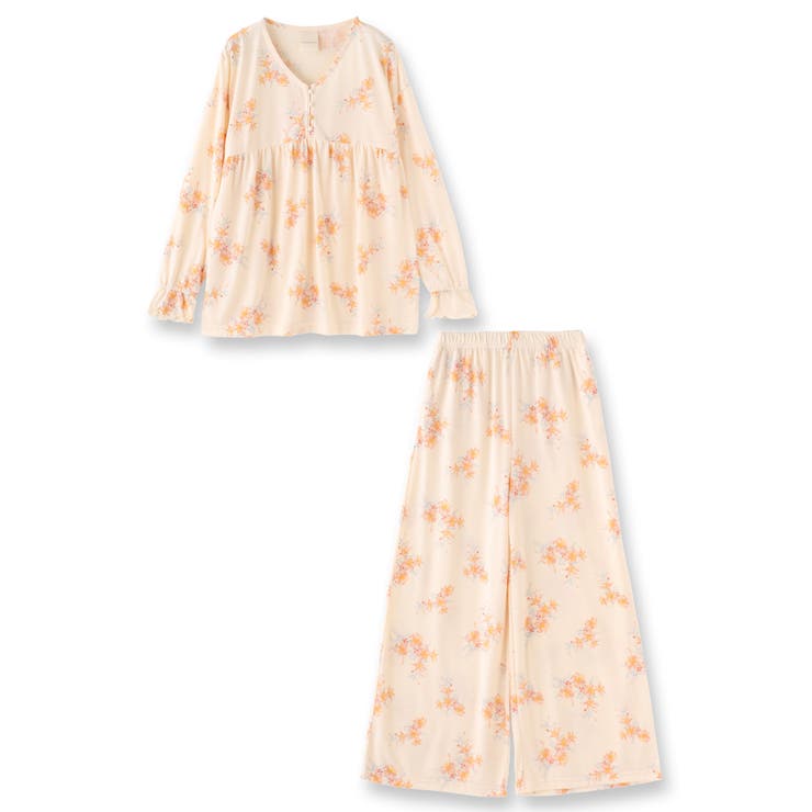 tororelax とろリラプルオーバー＆ワイドパンツ・上下セットパジャマ | fran de lingerie | 詳細画像4 