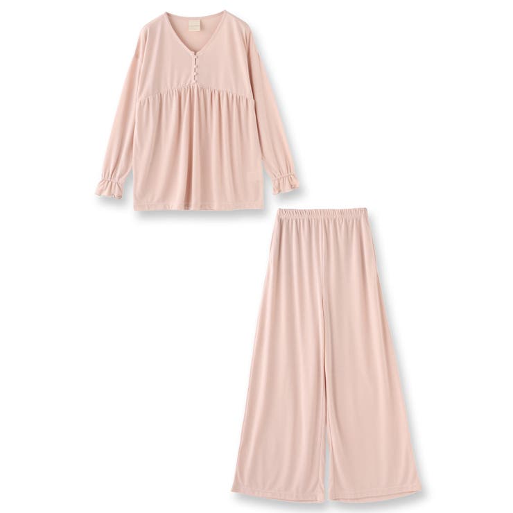 tororelax とろリラプルオーバー＆ワイドパンツ・上下セットパジャマ | fran de lingerie | 詳細画像5 