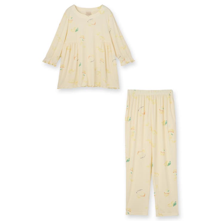 ≪tororelax とろリラ≫ 七分袖プルオーバー&テーパードパンツ | fran de lingerie | 詳細画像2