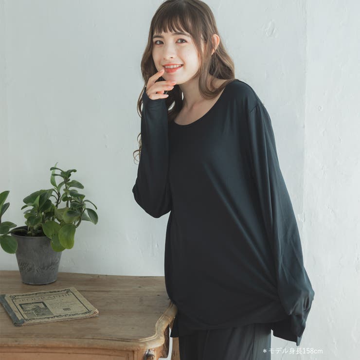 tororelax とろリラ楽ちん＆シンプルなプルオーバー 「とろリラ | fran de lingerie | 詳細画像9 