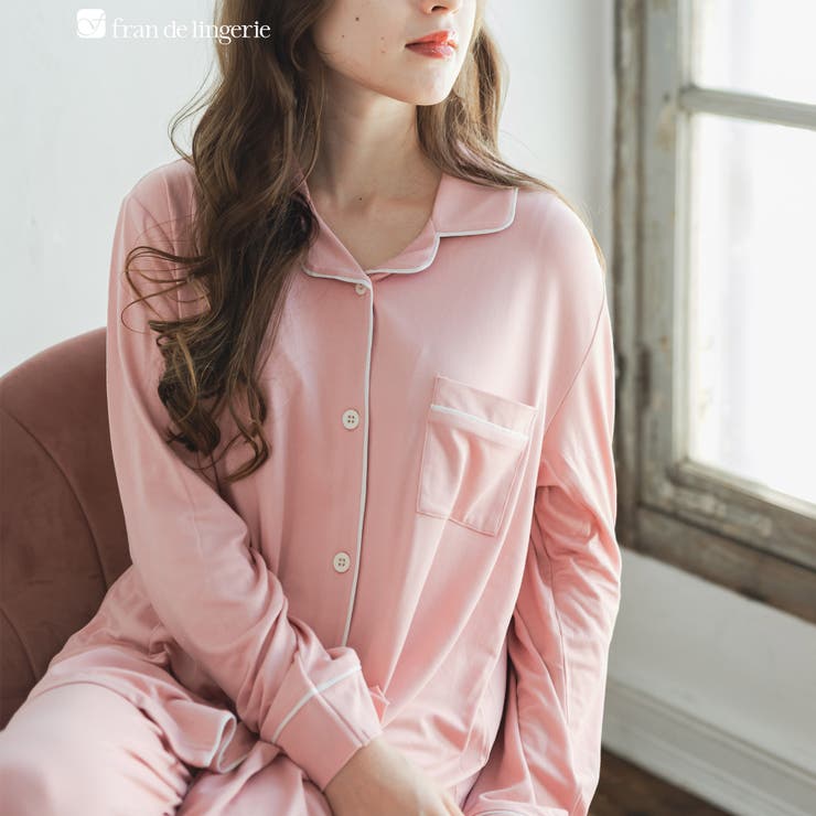 ピンク | tororelax とろリラベーシックなパジャマタイプ 「とろリラ | fran de lingerie