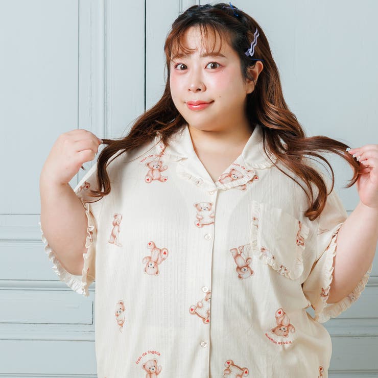餅田コシヒカリ×フランデランジェリーのとびきりキュートなリラックスパジャマ選べる… | fran de lingerie | 詳細画像20 