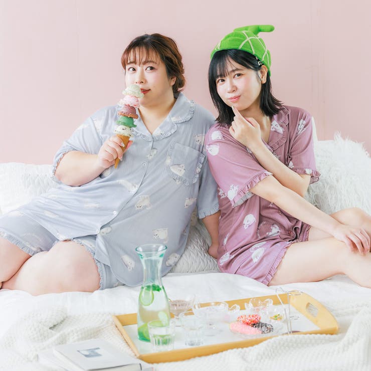 餅田コシヒカリ×フランデランジェリーのとびきりキュートなリラックスパジャマ選べる… | fran de lingerie | 詳細画像34 
