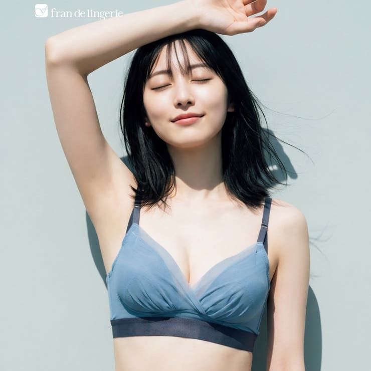 グレイッシュブルー | 涼しい！軽い！シンプルブラ涼しい！軽い！シンプルブラ「ワンダーリフト008」 ノ… | fran de lingerie