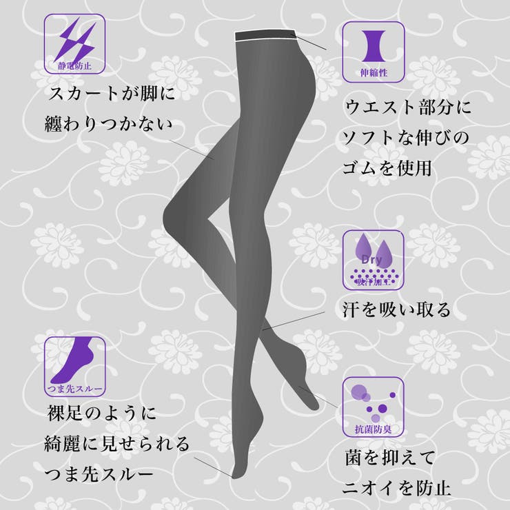 レディース ストッキング 20デニール | frifla | 詳細画像7 