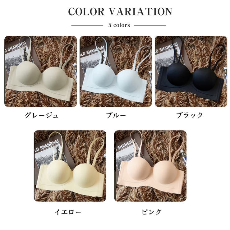 ストラップレスブラ 紐なしブラ ズレにくい | LUNABREEZE | 詳細画像12 