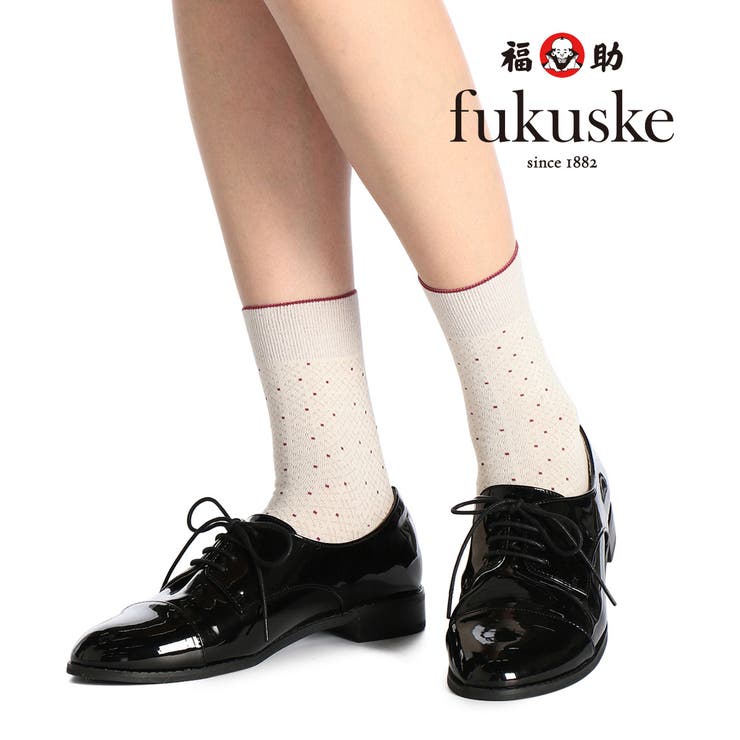 福助 公式 レディース Fukuske 綿キュプラドット クルー丈 ソックス 品番 Fksu000 福助オンラインストア フクスケ のレディースファッション通販 Shoplist ショップリスト
