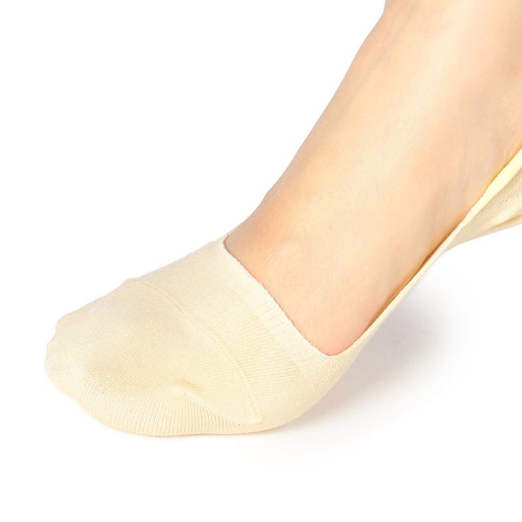 【レディースfukuske浅履きカバーソックス】22-25cm3163-031すべり止め付きレディースソックス靴下福助フクスケ