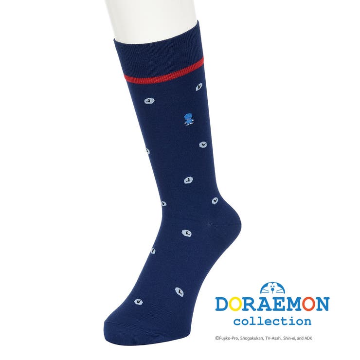 福助 公式 メンズ ドラえもん タイムふろしき クルー丈 ソックス 品番 Fksu 福助オンラインストア Men フクスケ のメンズファッション通販 Shoplist ショップリスト