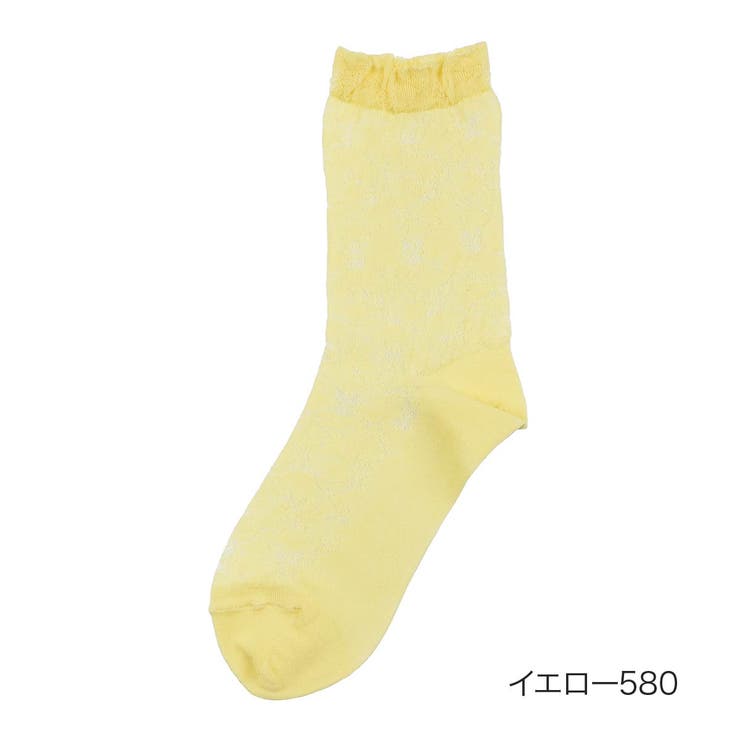 イエロー580 | HANAEMORI(ハナエモリ) 靴下 (3103-442) | 福助オンラインストア