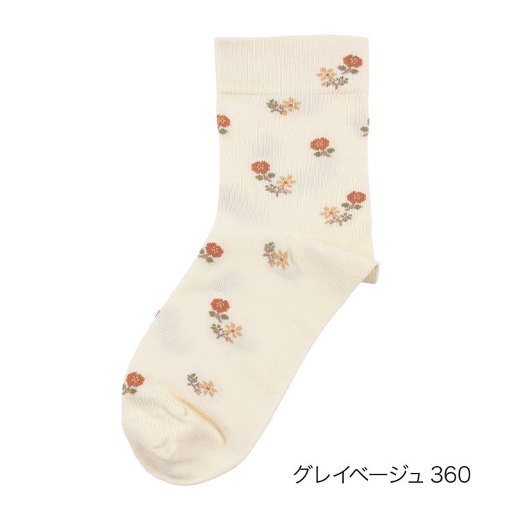 グレイベージュ360 | 満足(マンゾク) ゆったり爽感 靴下 | 福助オンラインストア