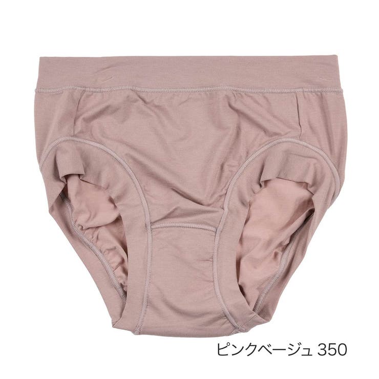 ピンクベージュ350 | 満足：美温活 よもぎ蒸し心地 ショーツ | 福助オンラインストア