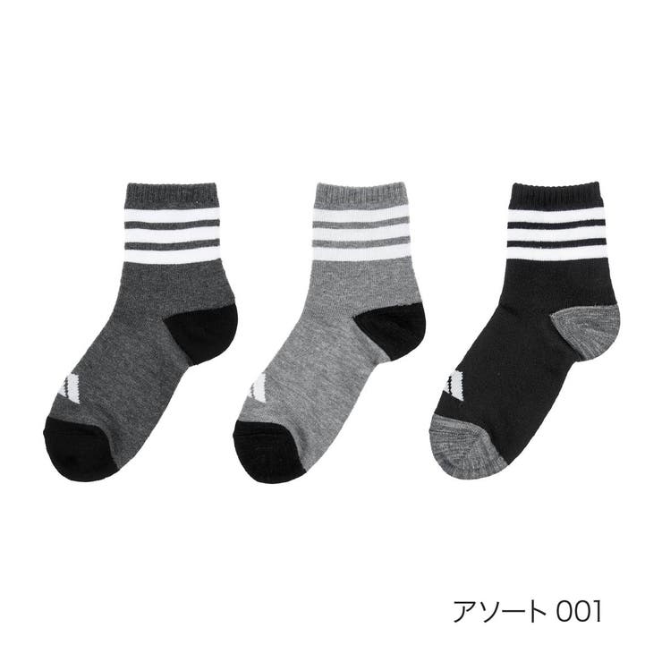 アソート001 | adidas 靴下 3足組 | 福助オンラインストア