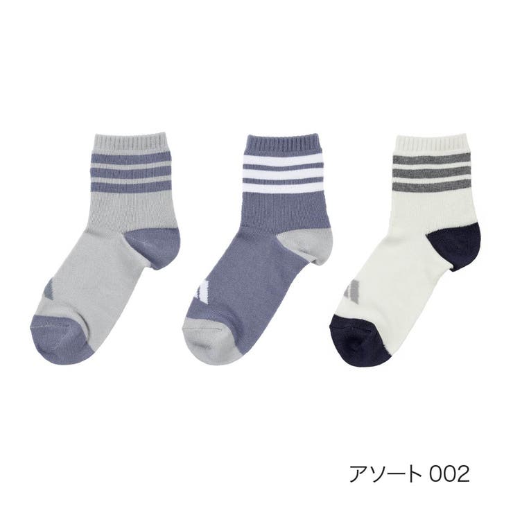 アソート002 | adidas 靴下 3足組 | 福助オンラインストア