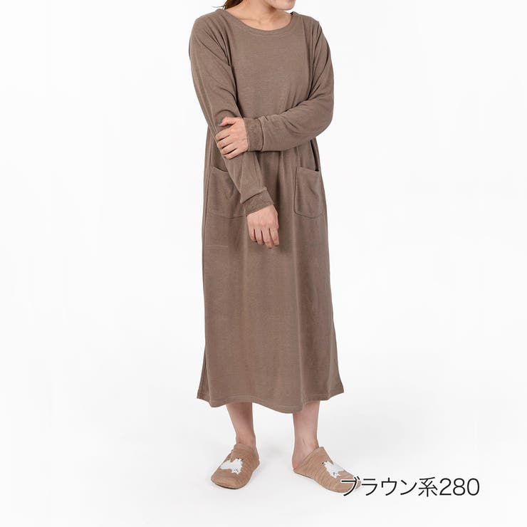 福助 公式 ルームウェア レディース パイル素材 ワンピース Rm 0002 品番 Fksu 福助オンラインストア フクスケ のレディースファッション通販 Shoplist ショップリスト