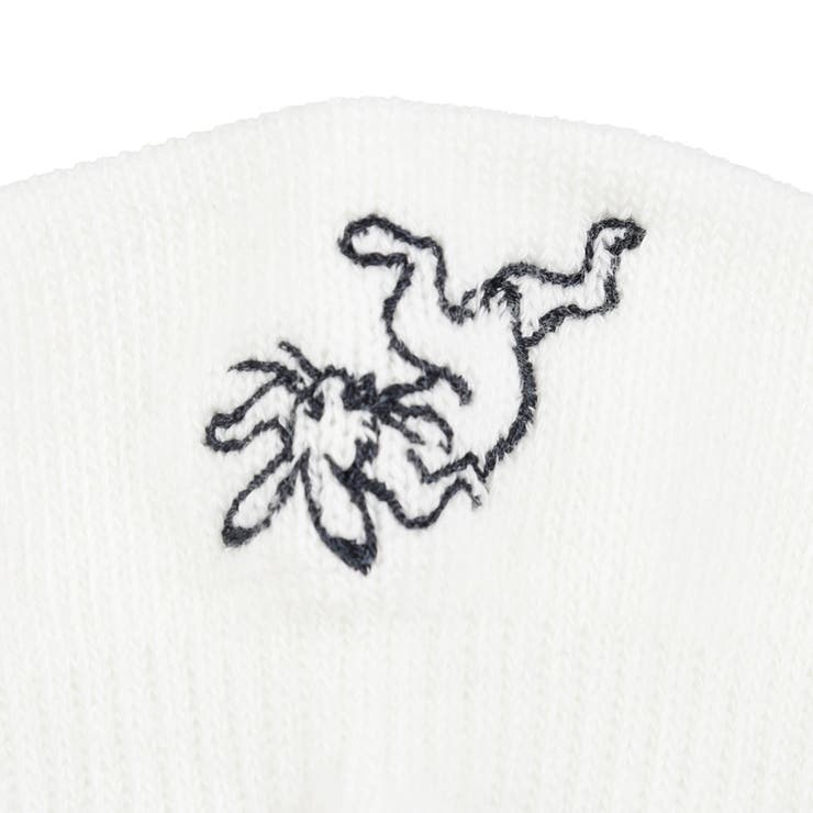 【鳥獣戯画】 靴下 うさぎ 刺繍 スニーカー丈 (3163-281) | 福助オンラインストア | 詳細画像3 