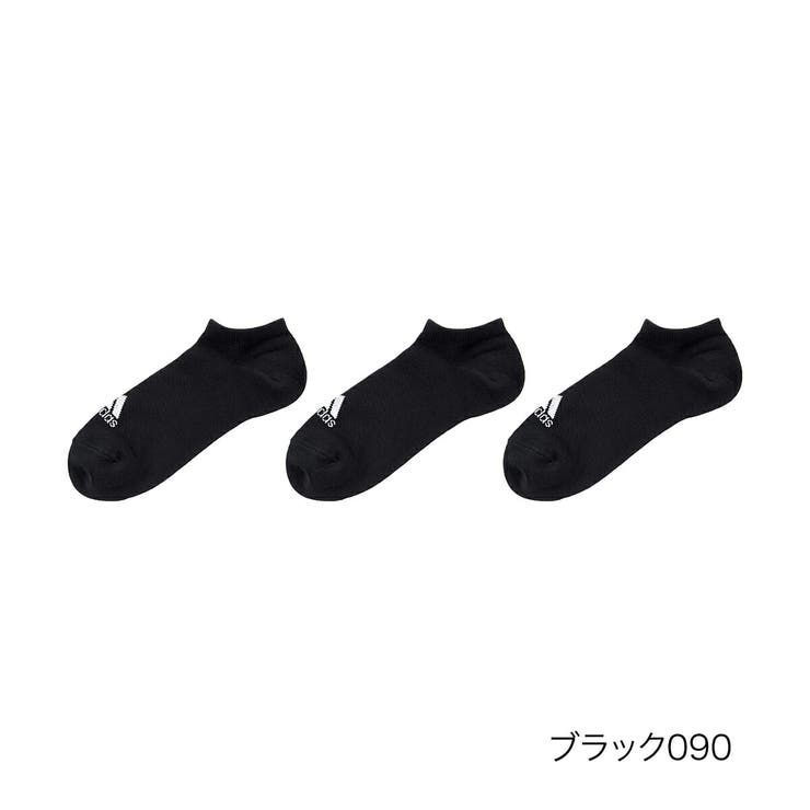 ブラック090 | ADIDAS(アディダス) ソックス 無地 | 福助オンラインストア