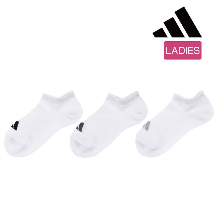 福助 【アディダス】3足組 靴下 | 福助オンラインストア | 詳細画像1 