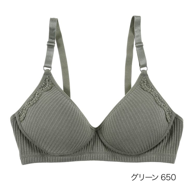 グリーン650 | 福助 【kihada(キハダ)】 モールドブラジャー | 福助オンラインストア