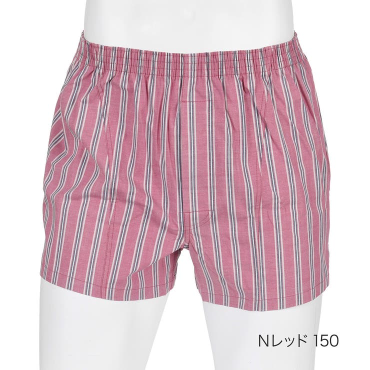 Ｎレッド150 | fukuske(フクスケ) トランクス ストライプ柄 | 福助オンラインストア