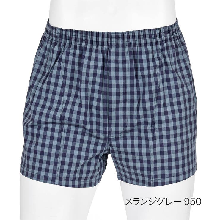 fukuske トランクス ギンガムチェック柄[品番：FKSU0012540
