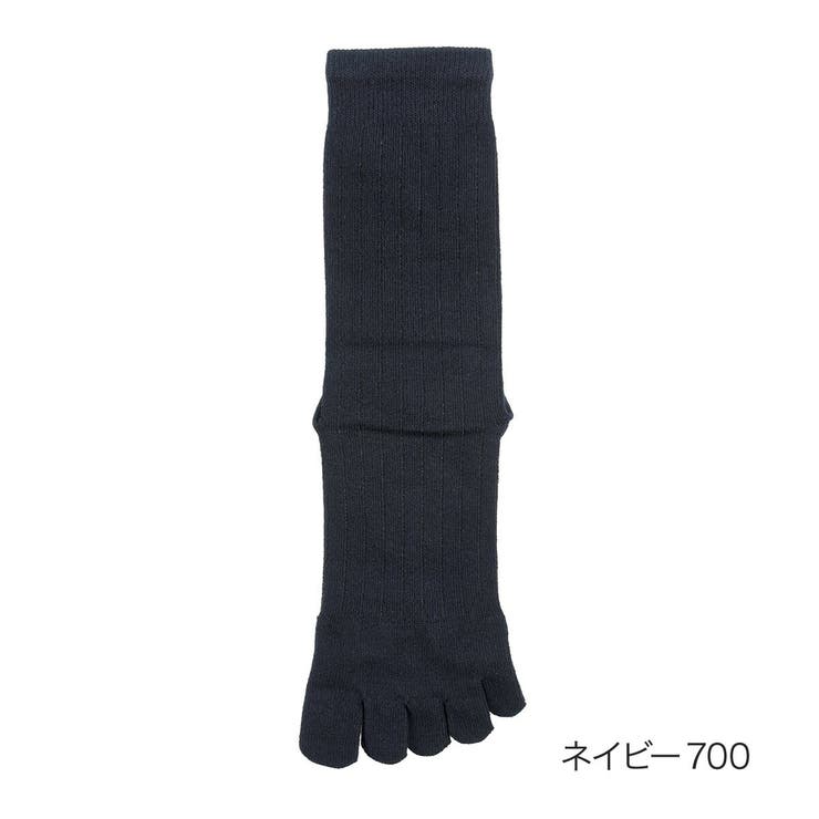 ネイビー700 | MURENO(ムレノ) 靴下 疑似リブライン | 福助オンラインストア