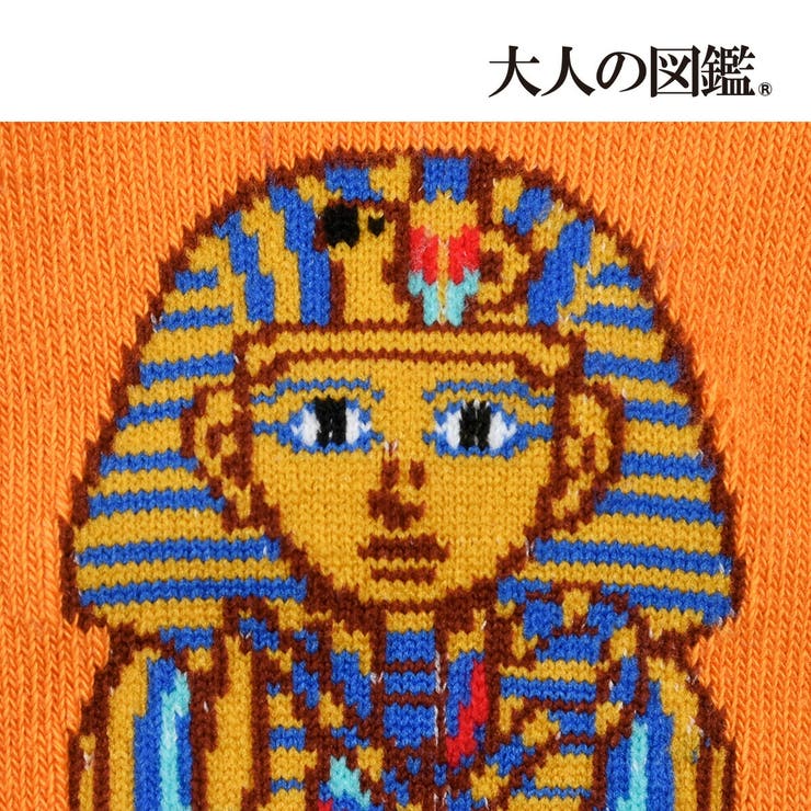 大人の図鑑 靴下 ツタンカーメンの棺 スニーカー丈 (3282-15N) | 福助オンラインストア | 詳細画像4 