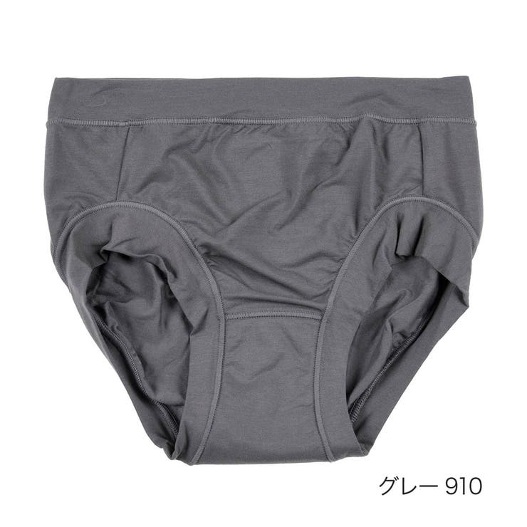 グレー910 | 満足：美温活 よもぎ蒸し心地 ショーツ | 福助オンラインストア