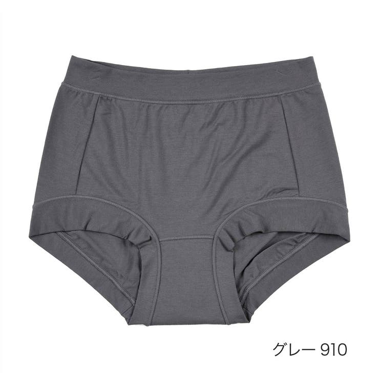 グレー910 | 満足：美温活 よもぎ蒸し心地 ショーツ | 福助オンラインストア