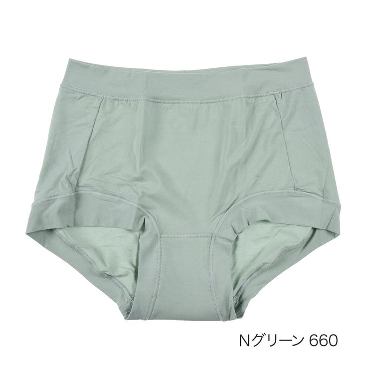 Ｎグリーン660 | 満足：美温活 よもぎ蒸し心地 ショーツ | 福助オンラインストア