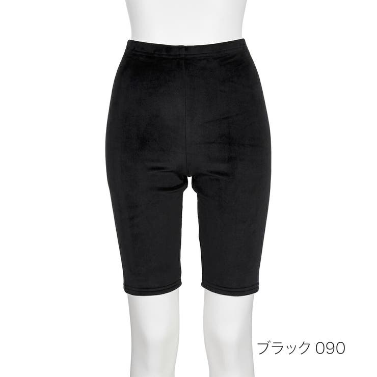 ブラック090 | スパッツ 無地 5分丈 | 福助オンラインストア