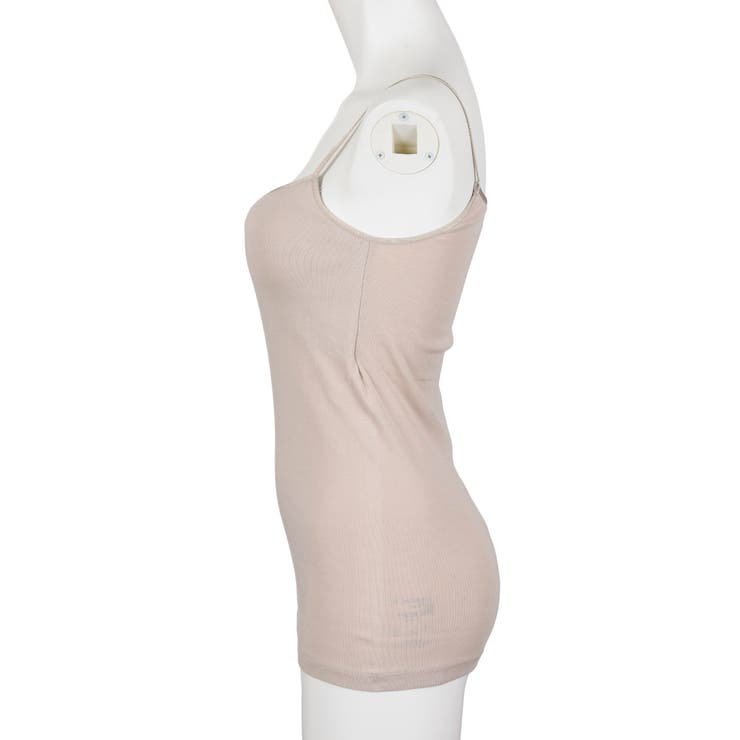 満足(マンゾク) カップ付きキャミソール 無地 | 福助オンラインストア | 詳細画像3 