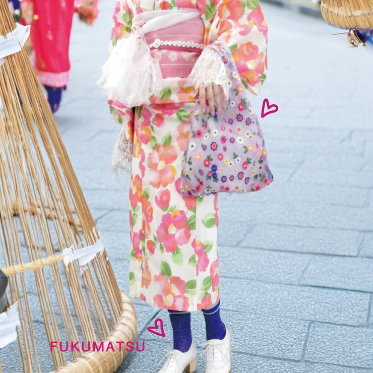 fukuske(ドットフクスケ) バッグ カラフルフラワー柄 | 福助オンラインストア | 詳細画像7 
