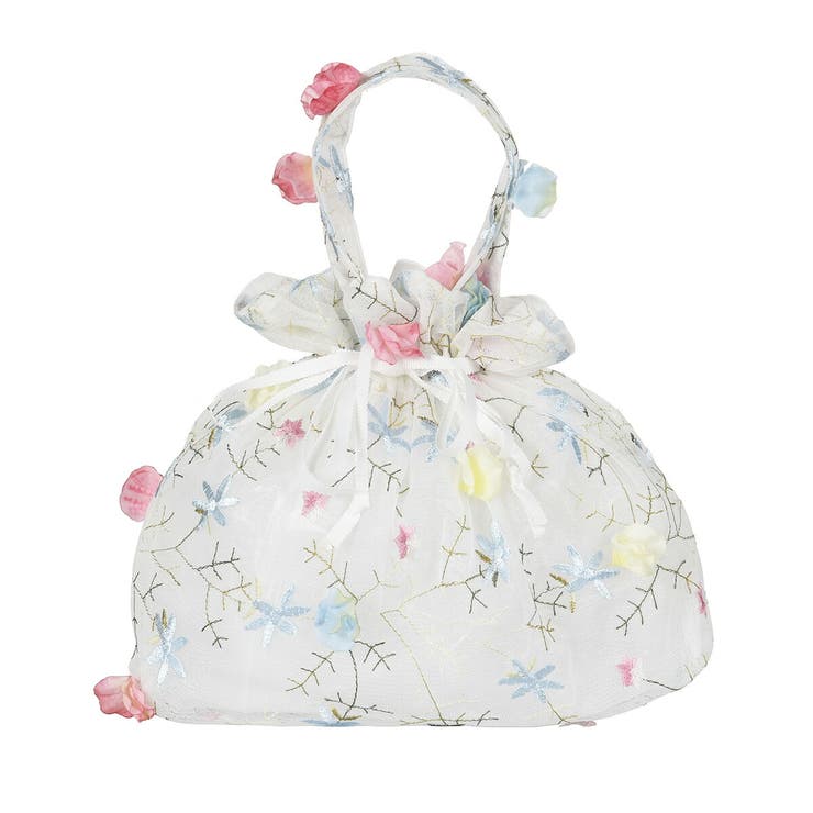 fukuske(ドットフクスケ) バッグ 3Dフラワー柄 | 福助オンラインストア | 詳細画像3 