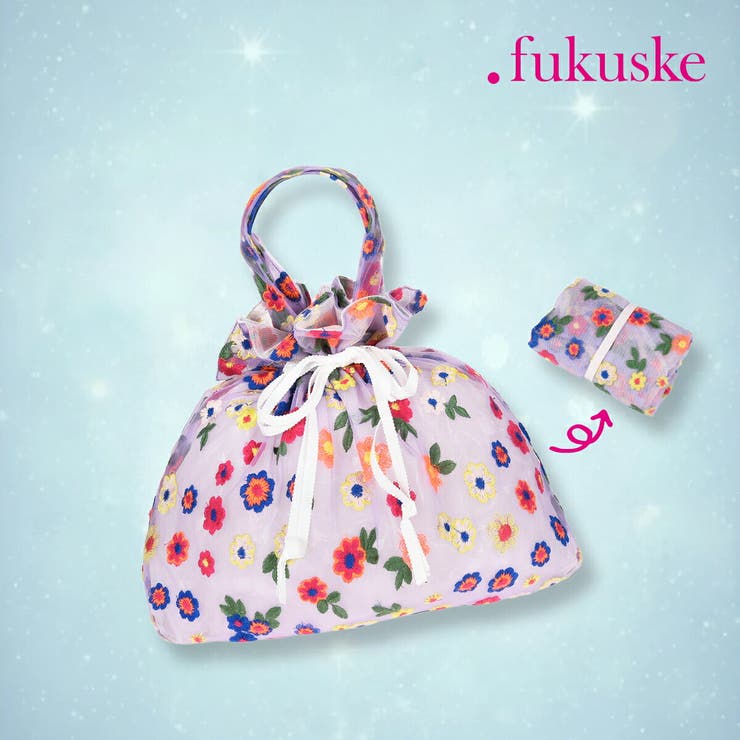 fukuske(ドットフクスケ) バッグ カラフルフラワー柄 | 福助オンラインストア | 詳細画像1 