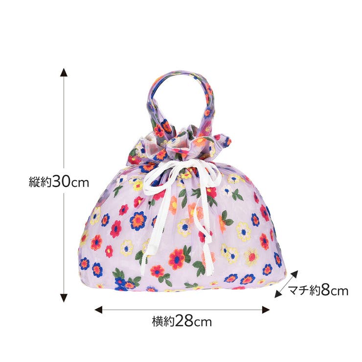 fukuske(ドットフクスケ) バッグ カラフルフラワー柄 | 福助オンラインストア | 詳細画像6 