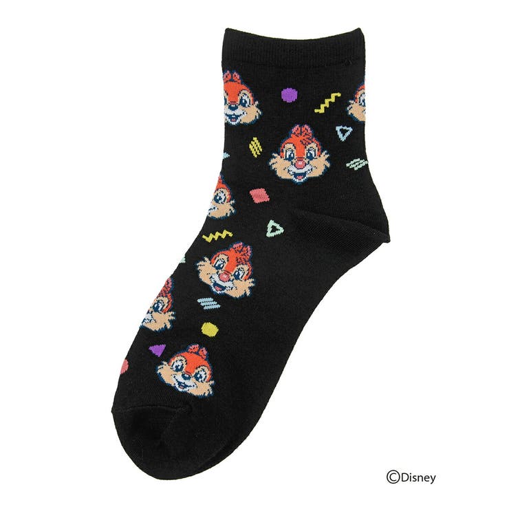 ディズニー 靴下 チップ＆デール クルー丈 (300-16M6) | 福助オンラインストア | 詳細画像1 