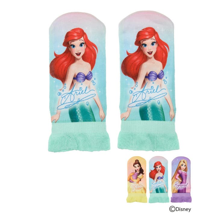 ディズニー 靴下 アリエル | 福助オンラインストア | 詳細画像1 
