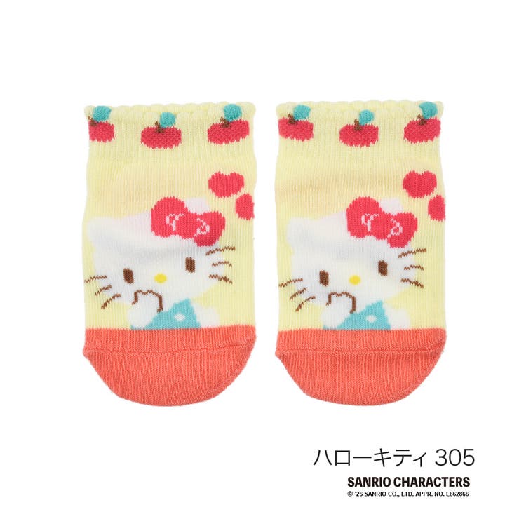 ハローキティ305 | サンリオキャラクターズ 靴下 ハローキティ | 福助オンラインストア