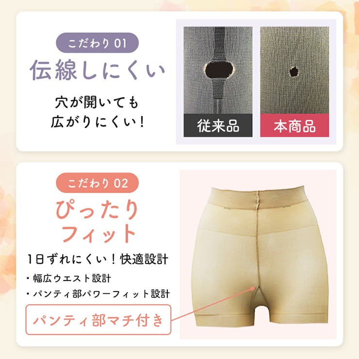 満足(マンゾク) パンティストッキング 8足組 | 福助オンラインストア | 詳細画像6 