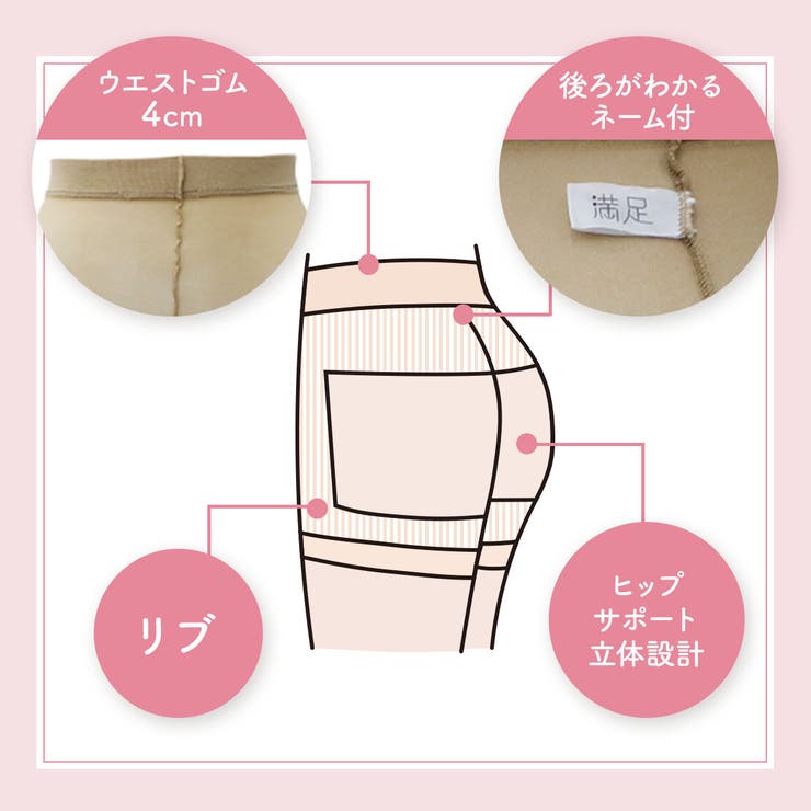 満足(マンゾク) パンティストッキング 8足組 | 福助オンラインストア | 詳細画像9 