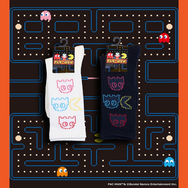 PAC MAN(パックマン) 靴下 | 福助オンラインストア | 詳細画像1 