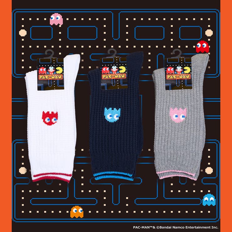 PAC MAN(パックマン) 靴下 | 福助オンラインストア | 詳細画像1 