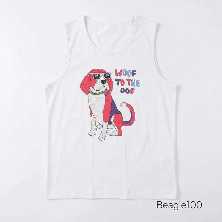 Beagle100 | MULGA(モルガ) タンクトップ アニマル柄 | 福助オンラインストア