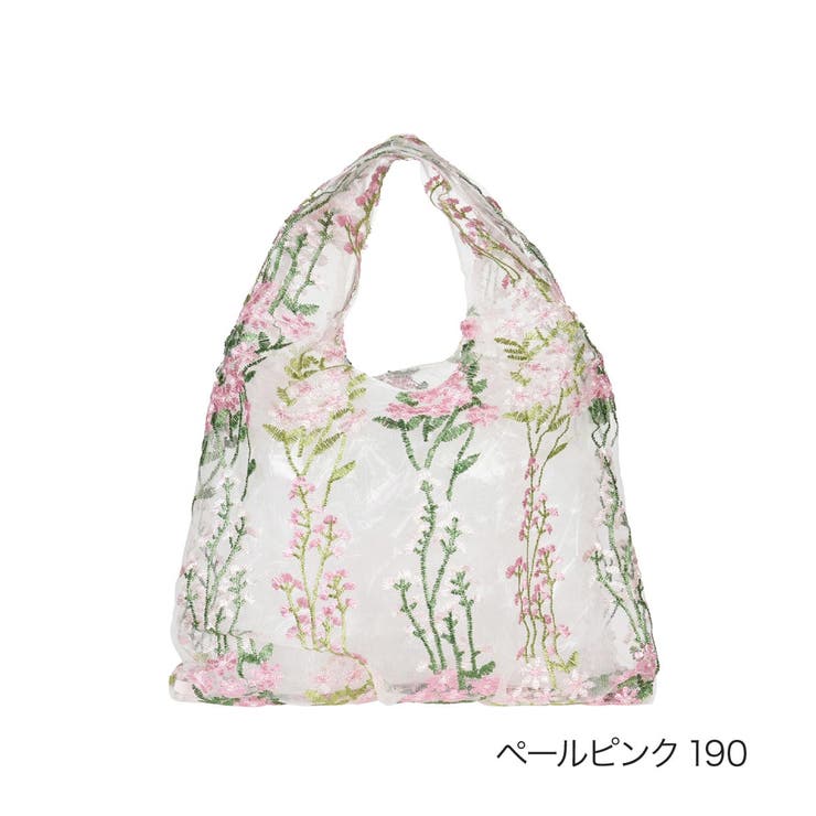 ペールピンク190 | fukuske(ドットフクスケ) マルシェバッグ オリエンタルフラワー | 福助オンラインストア
