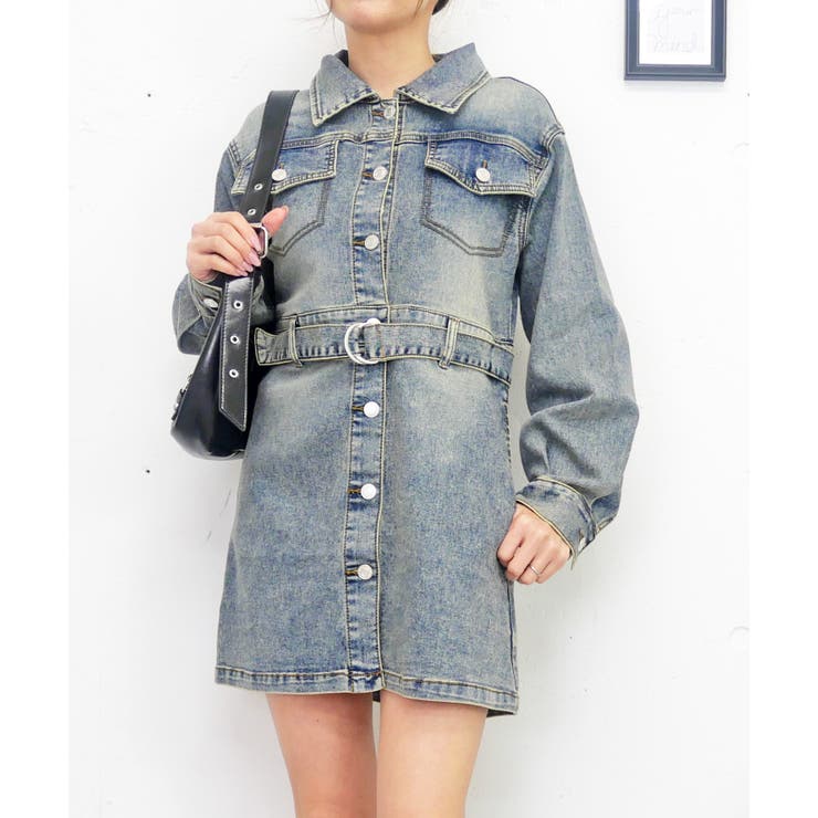 デニムミニワンピース | FUN | 詳細画像1 