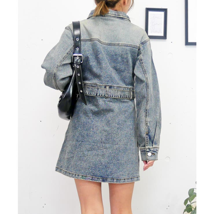 デニムミニワンピース | FUN | 詳細画像3 