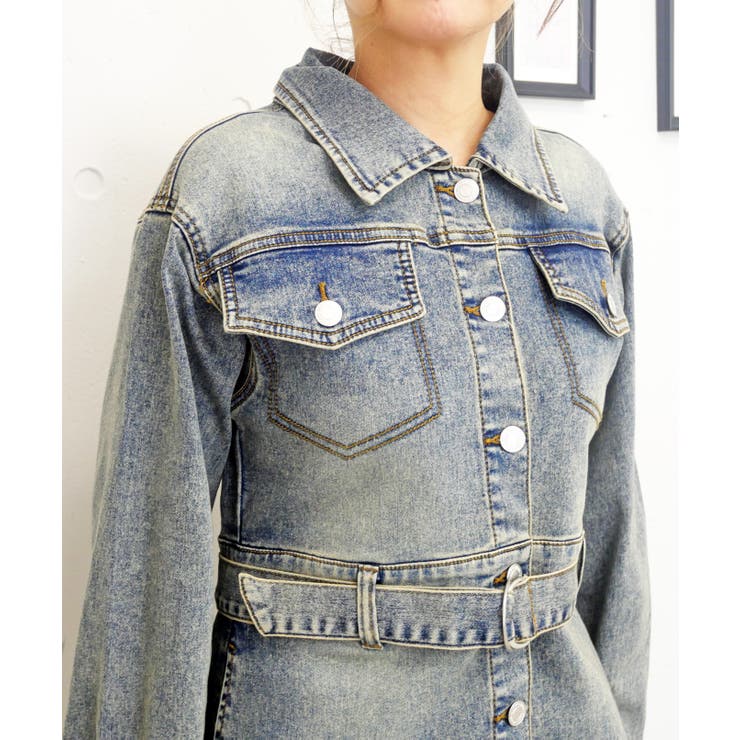 デニムミニワンピース | FUN | 詳細画像4 