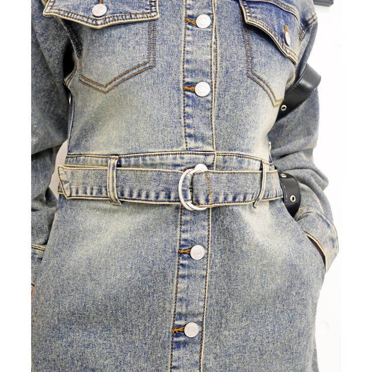 デニムミニワンピース | FUN | 詳細画像5 